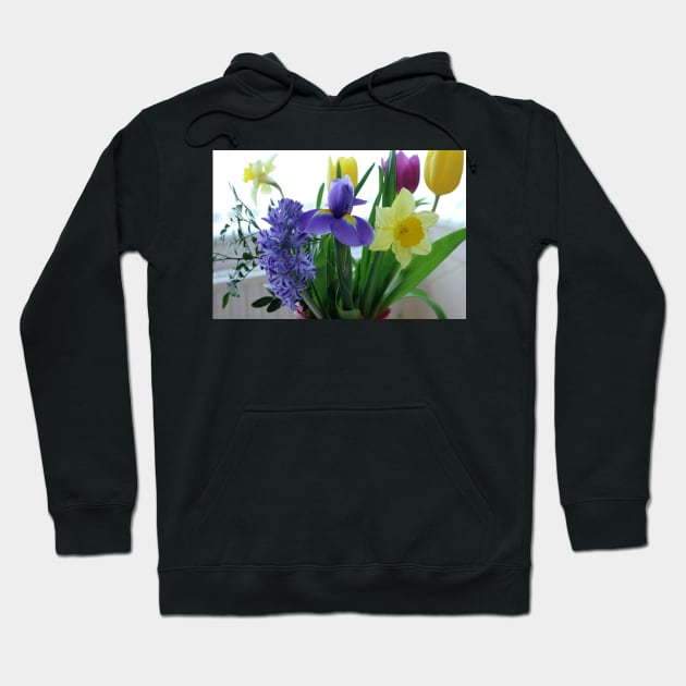 Spring Flowers Bouquet Hoodie by pinkal